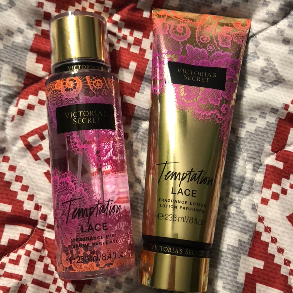 VS Temptation Lace Body Spray & Lotion